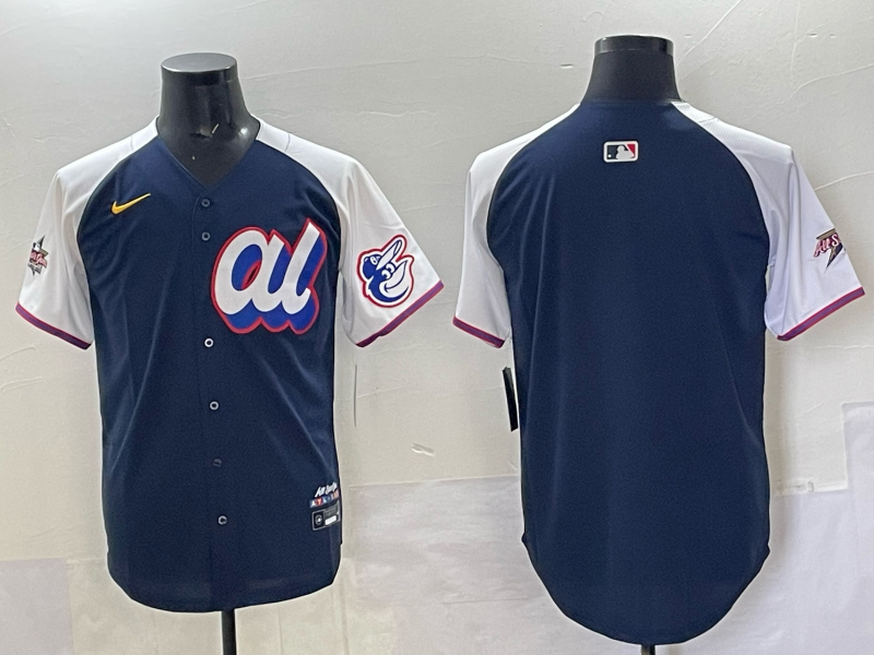 Men 2025 Baltimore Orioles Blank Blue All star Nike MLB Jersey 001->baltimore orioles->MLB Jersey